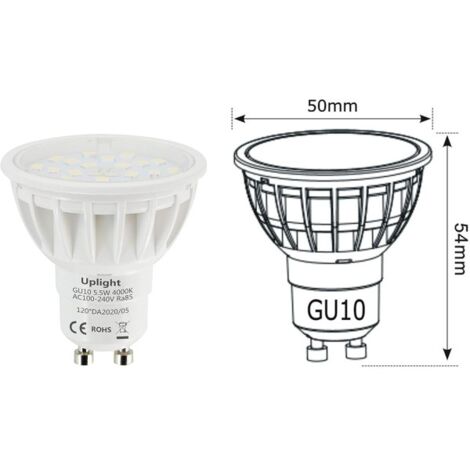 Bombilla LED GU10 3 Intensidades 5W Matel Luz Fría