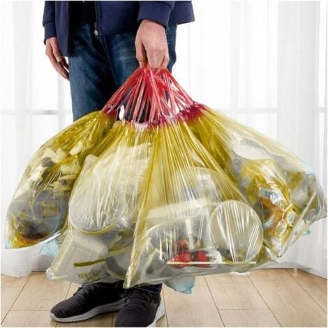 HANDY BAG RECICLADA bolsa basura resistente 50 litros 10 u