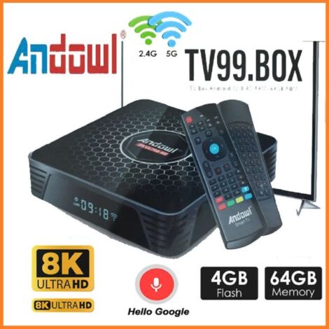 Tv Box Android Tv / 4 Gb Ram 64 Gb Almacenamiento
