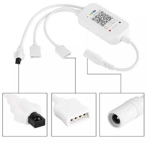 Tira LEDsTV/PC SMD5050 5VDC/Usb RGB Controlador-Mando a Distancia x1M  40.000H [CA-5050-1M- USB5VDC-RGB]-RGB