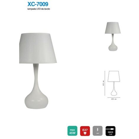 LAMPAN Lámpara de mesa, blanco, 29 cm - IKEA