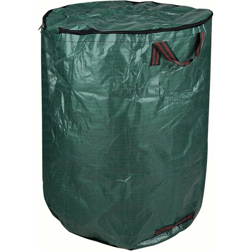 Heavy Duty Garden Waste Bags Industrial Handles & Fabric Reusable UV Water  Resistant Outdoor Bin Sack for Refuse Rubbish Leaves Grass Weeds (Color 