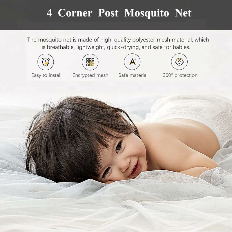 Mosquito net for single beds