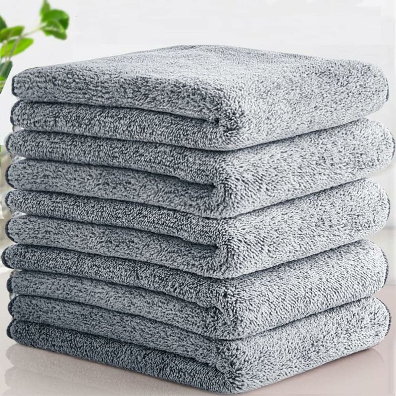 Microfibre Kitchen Dish Cloths Absorbent 30x40cm Eco Friendly