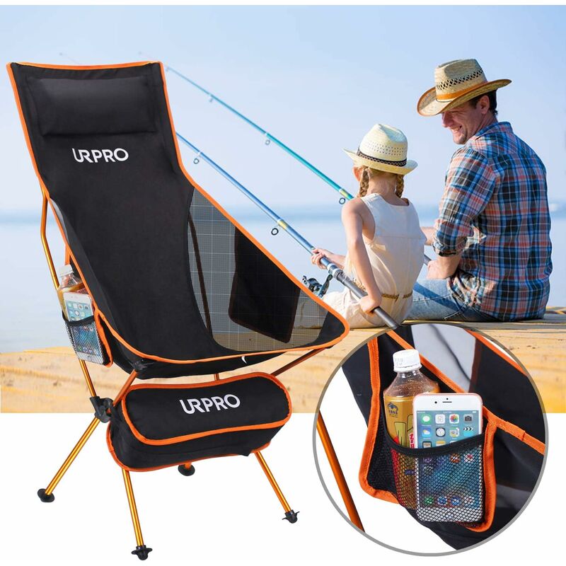 Folding Camping Chairs Portable Camping Seat Fishing Stool Beach