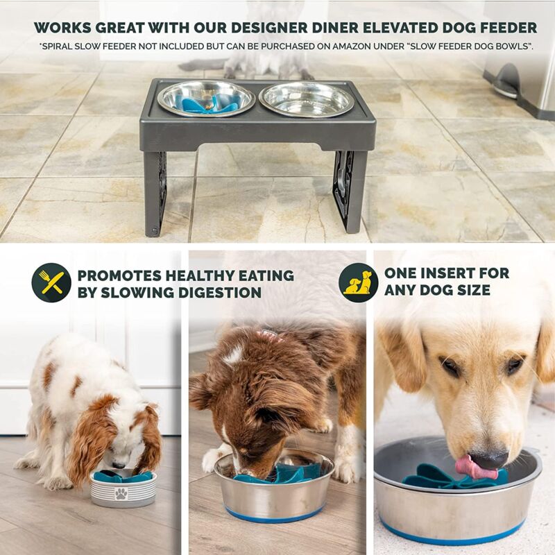 【並行輸入品】 8 Inch Slow Feeder Bowl Dog Slow Feeder Bowl Dog Bowl Cat Bowls  An