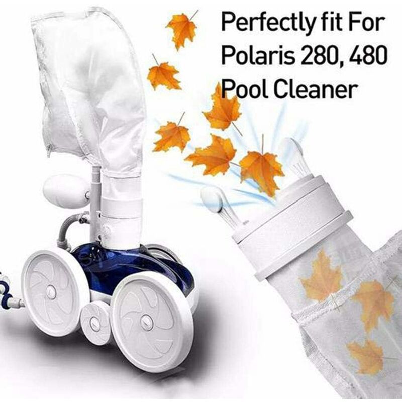 Heavy Duty Pool Cleaning Bag for 280, 480 Pool Cleaner - Replacement Zipper  Bags - Pool Vacuum Cleaner Spare Parts