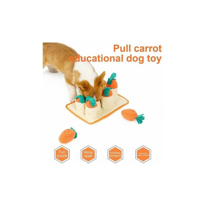 1Pc Dog Treat Puzzle Toy - Interactive Treat Puzzle Games for Mind Training  & Memory Stimulation - Challenging Pet's Slow Feeder - Smart Treat Feeder