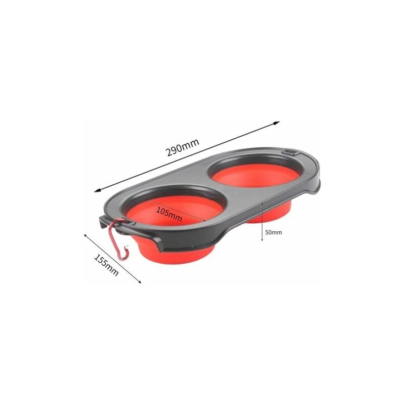 JW Pet Skid Stop Slow Feed Bowl, Assorted, M