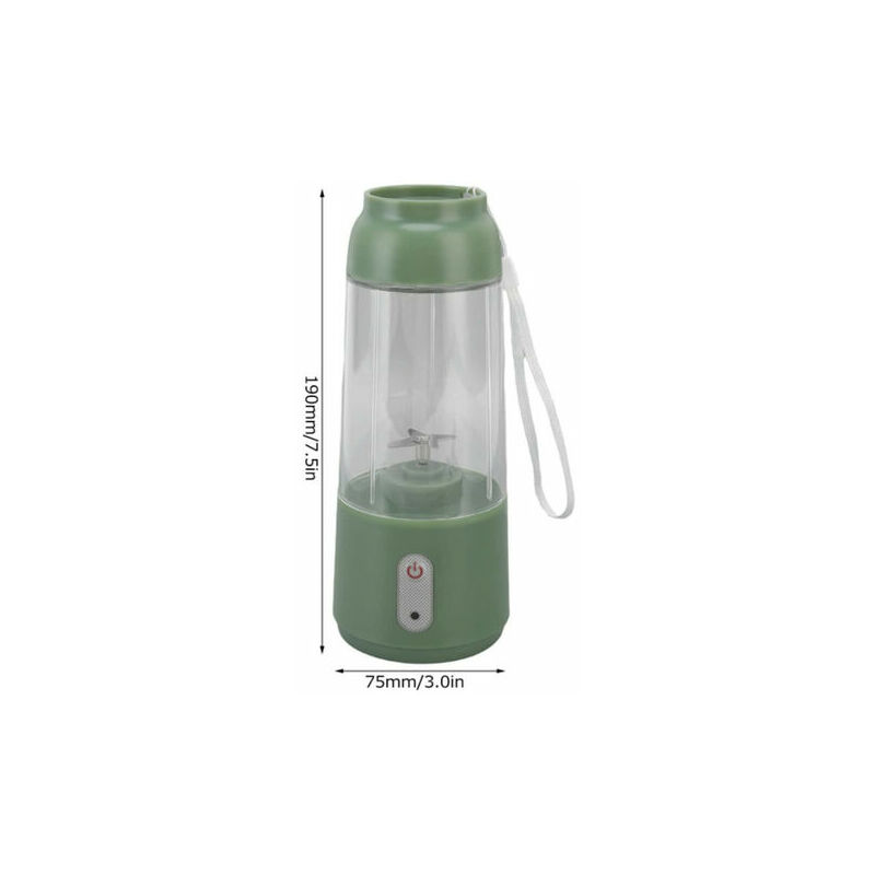 1.5L/300ML Portable Juicer Cup USB Smoothie Blender Cup 10 Blades