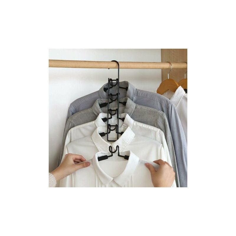 Buy Argos Home Set of 10 Wooden Hangers, Clothes hangers