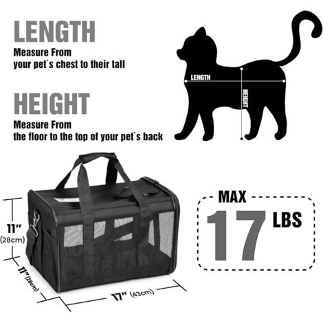 thumbnail image 2 of Soft-Sided Pet Carrier Travel Bag - Airline Approved For Small Dogs & Medium Cats With Shoulder Strap & Safety Zippers (Pink) 2 of 14