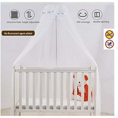 Mosquito Net for Crib Newborn Crib Child Canopy Polyester Mosquito Net  Covers the Whole Crib Anti