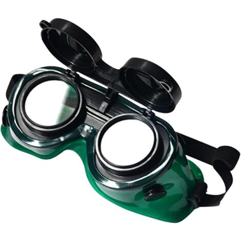 Welding Goggles, Safety Goggles, Anti-Scratch Glasses, Welding Goggles, Welding Goggles, Safety Goggles, Eye Goggles, Green, One Size (1/5)