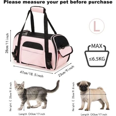 Pink small dog carrier hotsell