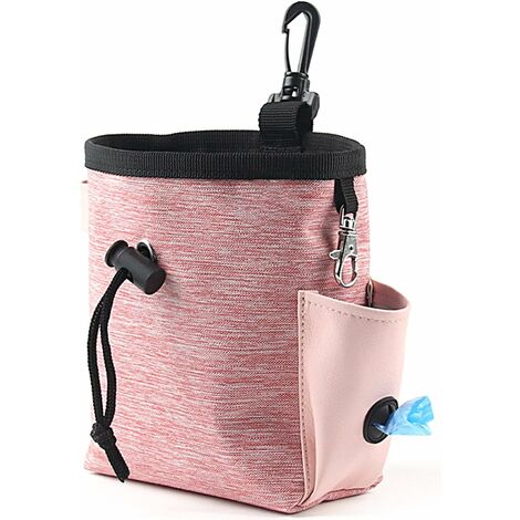 Dog Treat Bag, Dog Treat Waist Pouch Hands Free Bag, Pet