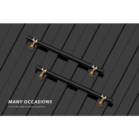 5 Pack Kitchen Cupboard Handles with Screws Zinc Alloy 192mm Kitchen Drawer Bedroom Pulls (5, 192mm)