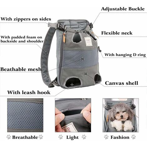 Dog Carrier Backpack Front Legs Carrier Backpack for Small - Main Image