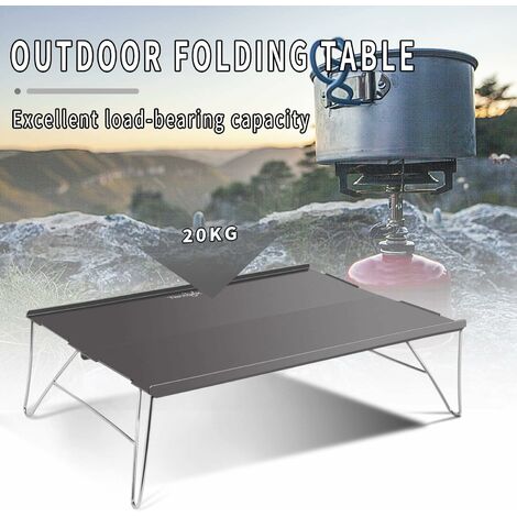Ultralight Aluminum Folding Table with Carry Bag for Outdoor Camping Picnic