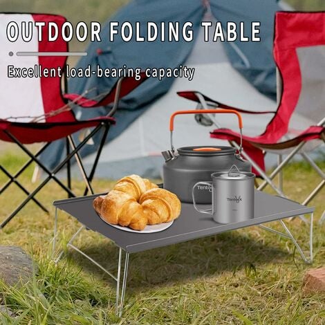 Ultralight Aluminum Folding Table with Carry Bag for Outdoor Camping Picnic