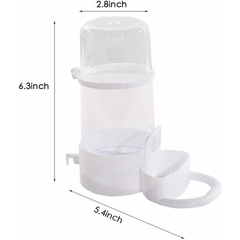 View of Dwarf Rabbit Feeding Bottle Guinea Pig Feeder Adjustable Automatic ...