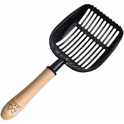 Cat Litter Scoop, Metal Non-Stick Cat Litter Scoop with Stand Cat Toilet Litter Scoop - Cat Litter Tray for Toilet by