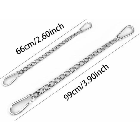 Chain with Two Carabiners - Hanging Hammock Chair Hanging Kit, Portable ...
