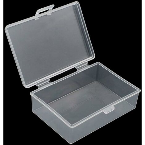 2 Pack 36 Compartments Adjustable Plastic Small Parts Storage Box with  Label for Jewelry Beads Other Mini Goods
