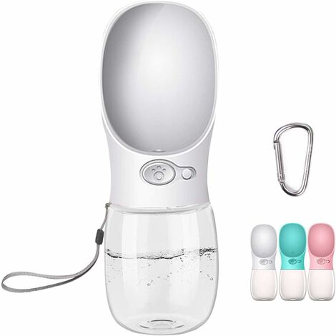 Portable Dog Water Bottle, 350/550ml Food Grade Antibacterial Travel Water Bottle for Dog and Cat, Outdoor Pet Drinking Water (1/5)