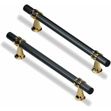 5 Pack Kitchen Cupboard Handles with Screws Zinc Alloy 160mm Kitchen Cabinet Drawer Bedroom (5, 160mm)