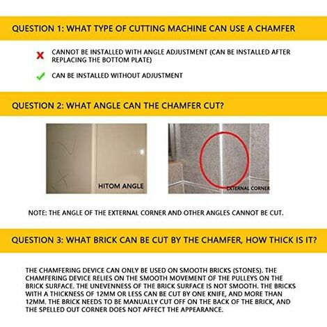 Chamfering Machine, Tile Cutter, Tile Beveler 45 Degree Angle Desktop Stone Cutter Tool Chamfer Cutter Cutting Tool