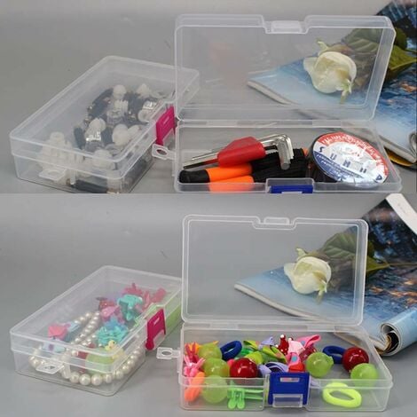 10pcs Mini Plastic Storage Box Medicine Box Earplugs Jewelry Bead