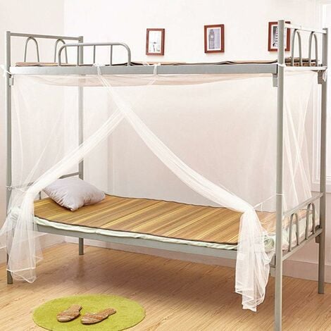 Easy Install Square Mosquito Net, Single Bed Mosquito Net, For Upper And  Lower Dormitory Student Bed