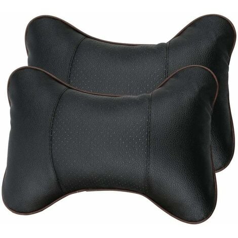 2pcs Mercedes-Benz Leather Headrest Pillows support for your neck & head