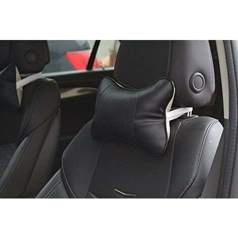 2pcs Car Neck Pillow Breathe Cushion Headrest Pillow For Mercedes