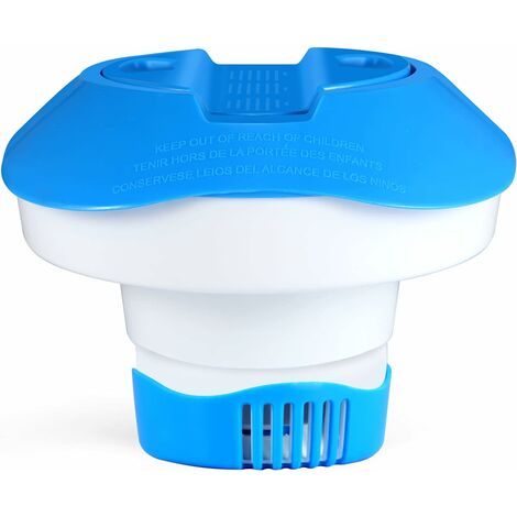 Floating Dispenser, Floating Product Dispenser Chlorine Tablet Dispenser for Pools, Spas, Hot Tubs and Fountains (1/5)
