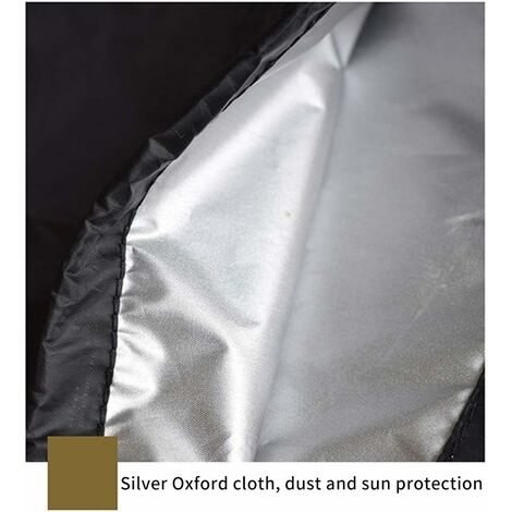 Waterproof 3 Seater Garden Swing Cover, 210D Oxford Waterproof Anti-UV Swing Seat Cover Outdoor Swing Cover, 223×152×183cm