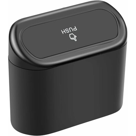 2-Pack Car Trash Can Bin With Lid, Hanging Mini Vehicle Trash Bin With 90 Trash Bags And 4 Car