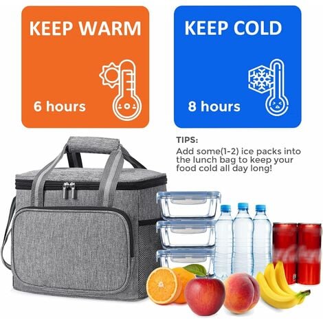 Cooler Bag 48 Cans Insulated Soft Cooler Large Collapsible Cooler Bag 30L  Lunch Coolers for Picnic, Beach, Work, Trip(Black)