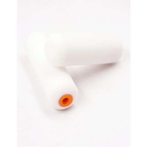 Stanley Mini Foam Gloss Paint Roller Sleeve 100mm Pack Of 10