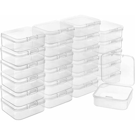 Small Plastic Storage Boxes,Storage Boxes,10PCS Small Items Storage Box,Small  Storage Boxes,Transparent Plastic Box,Plastic Box,Multi-function Storage Box