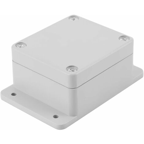 Outdoor Electrical Junction Box, IP65 Waterproof Connection Box Cable Connector ABS Plastic Enclosure with Accessories (89  59  35mm)