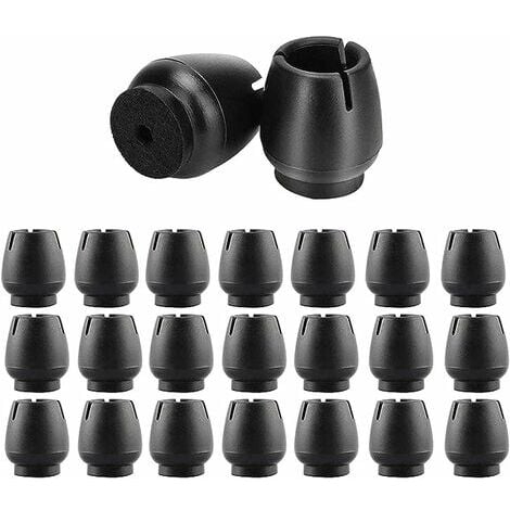 moon  GU.B/bon Chair Leg Protection, 32 Pieces Non-Slip Table Rubber Chair Legs Anti-Scratches Feet Pads Protector with Felt Rubber Protector Chair Caps (12-16mm)
