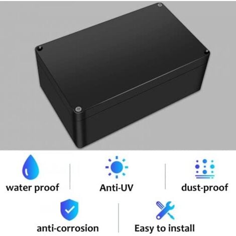 Waterproof Junction Box, Electrical Junction Box, Wiring Box, Outdoor Wiring Connection Box, Electronic Plastic Project Case, Junction Box, 20012075mm