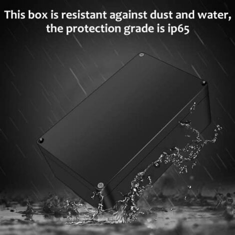 Waterproof Junction Box, Electrical Junction Box, Wiring Box, Outdoor Wiring Connection Box, Electronic Plastic Project Case, Junction Box, 20012075mm