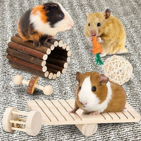 Hamster Chew Toy Set, Small Animals, Molar Toys, Teeth Care