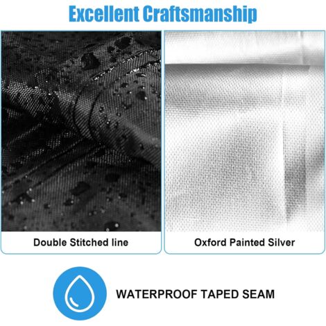 Swimming Pool Cover, 4 Season Cover for Above Ground Pool, Protective Cover for Swimming Pool, 420D Round/Square Pool Covers for Tanks, Spas and Above Ground Pools 366cm