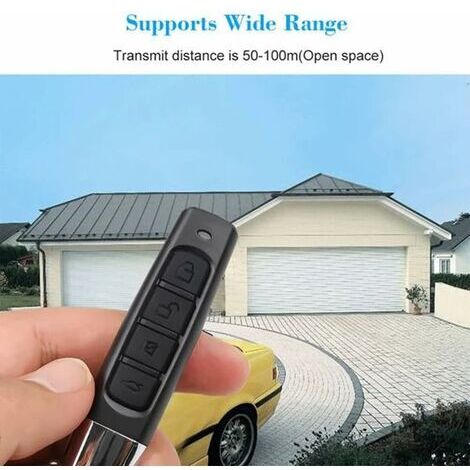 4-IN-1 REMOTE CONTROL DUPLICATOR, 3PCS Remote Control Duplicator Copy Input 433MHz, Universal for Garage Door, Universal Gate Remote Control, Wireless Remote Control Keychain Duplicator