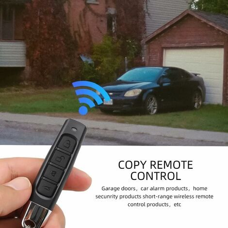 4-IN-1 REMOTE CONTROL DUPLICATOR, 3PCS Remote Control Duplicator Copy Input 433MHz, Universal for Garage Door, Universal Gate Remote Control, Wireless Remote Control Keychain Duplicator