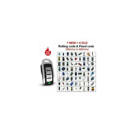Universal Garage Door Remote Control 280MHz to 868MHz Garage Door Opener Rolling & Fixed Code Transmitter 433mhz 868mhz Garage Door Remote Control SOMMER HORMANN NICE BFT CAME SOMFY R